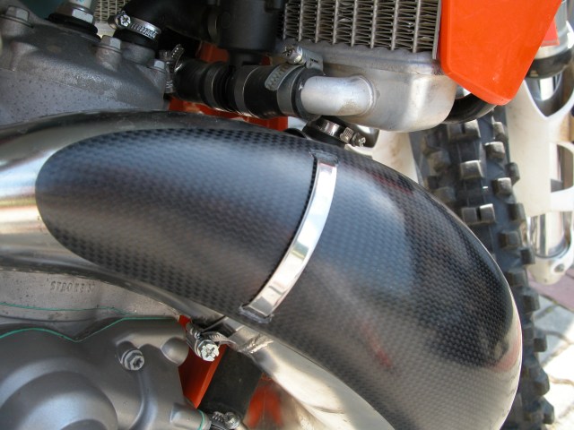 Karbonový kryt výfuku Gas Gas EC 250/300 12-17